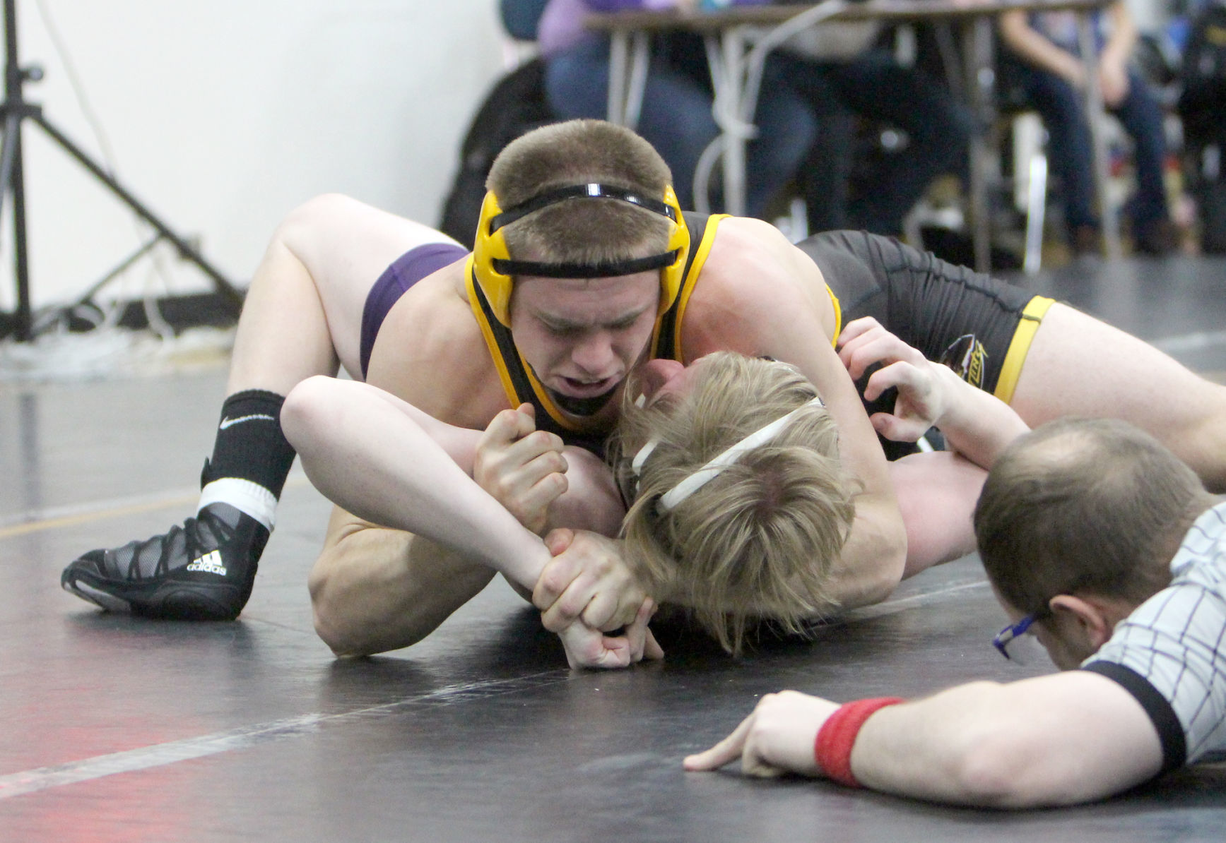 Division 3 wrestling regionals at Cadott 2-9-19
